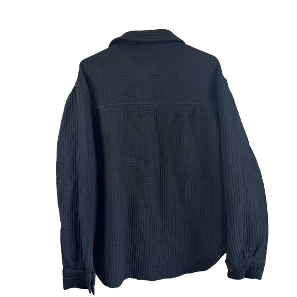 STOOSH Muslin Button-Up Shacket - Picture 9 of 10